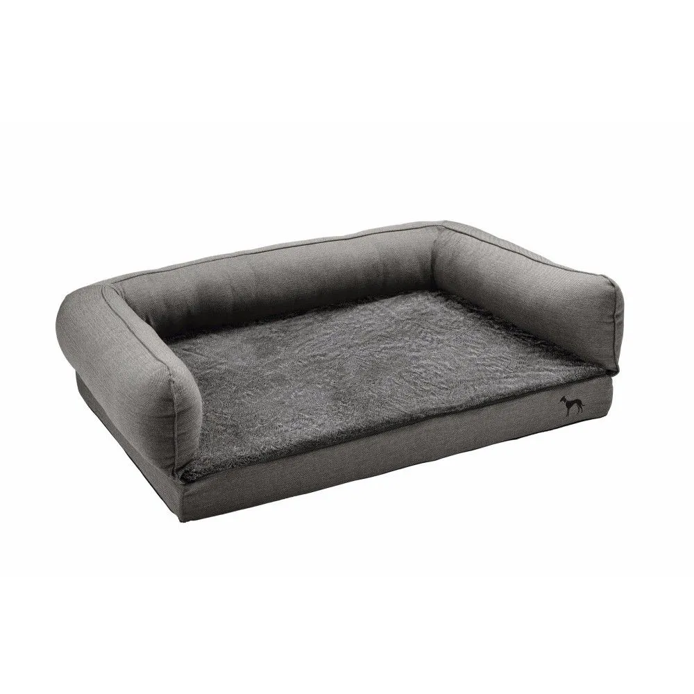 Hunter ortopædisk hundesofa Livingston Large 100 x 80 cm Antracit